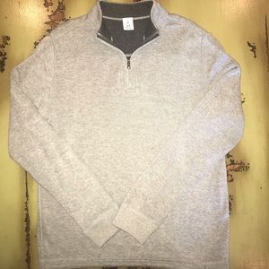 Class Club Reversible Quarter-Zip Knit Pullover